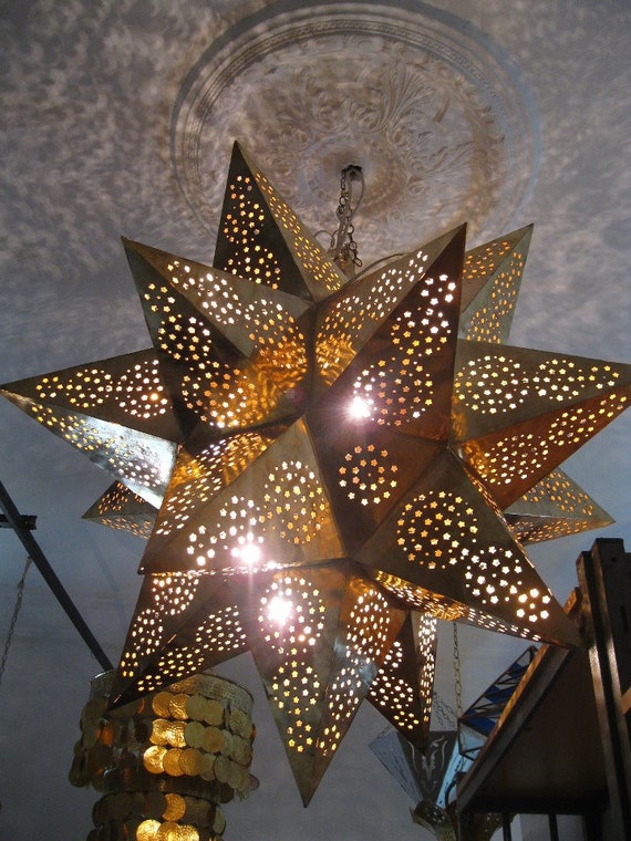 Gallery of Light Moroccan Hanging Star Lantern