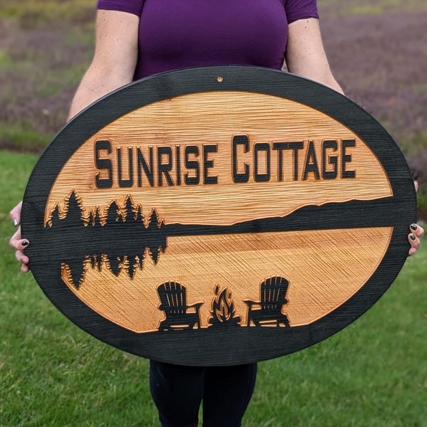 Routed Wood Signs - Etsy