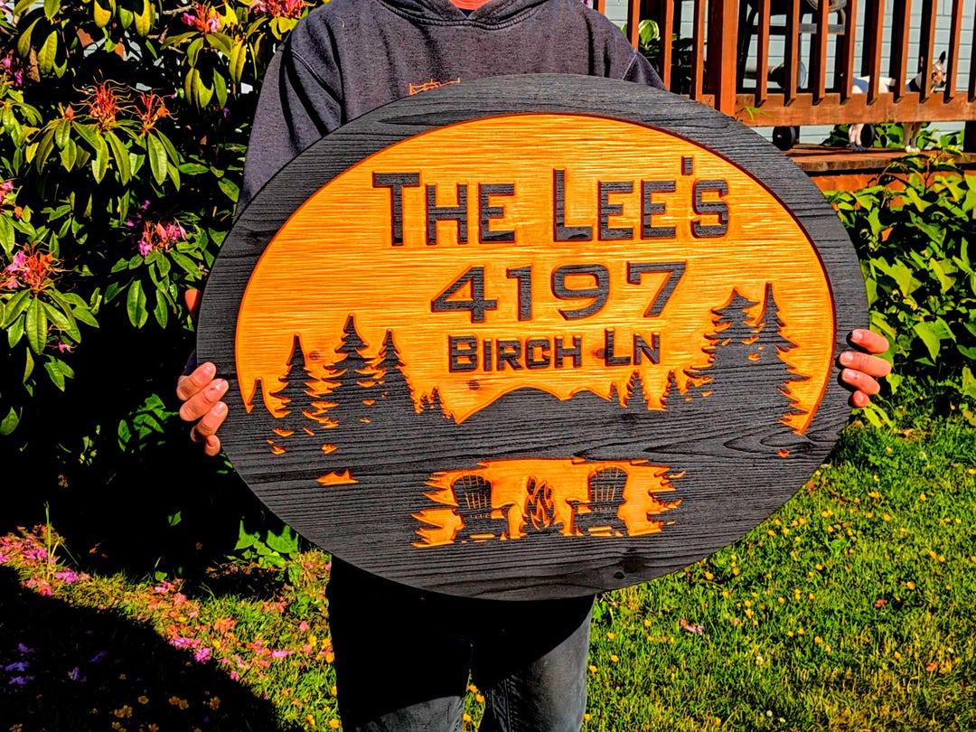 Carved Wood Sign One or Two Sided - Etsy