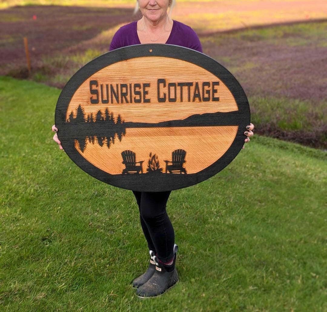 Double Sided or Single Sided Carved Wood Address Sign Personalized - Etsy