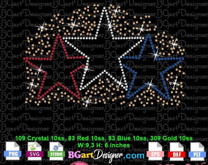 Military Rhinestone Logo Proud ARMY Veteran Rhinestone Iron-on Crystal Bling Transfer Hot Fix ...