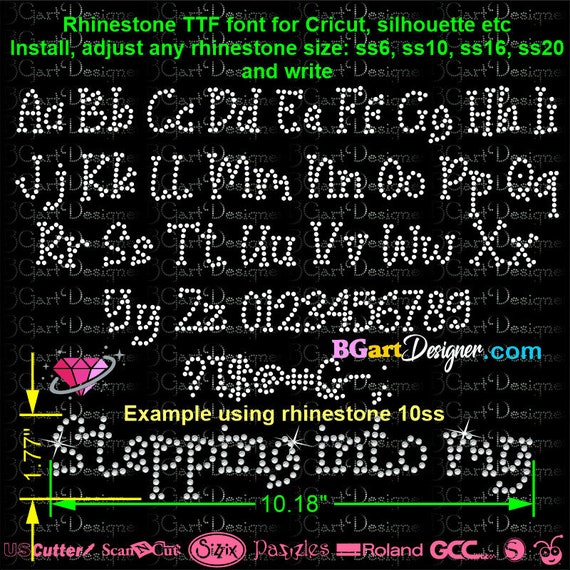 Rhinestone Calligraphy Font Svg Rhinestone Font For Cricut Calligraphy Font Svg Rhinestone Capital Letters Rhinestone Template Font Ttf Art Collectibles Digital Kromasol Com
