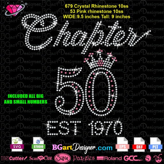 Download Chapter Est 40 49 30 50 All Numbers Included Birthday Crown Etsy
