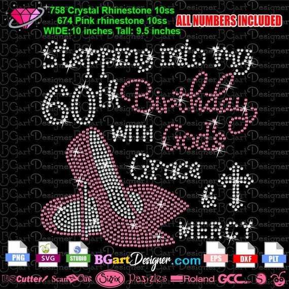 Download Download Stepping Into My 40 50 60 Birthday With Gods Grace Etsy