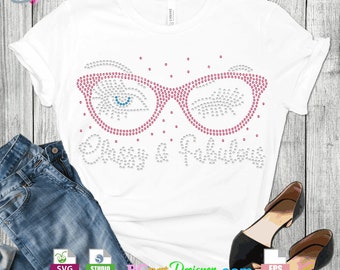 Digitale Strass Vorlage, Download Strass Gesicht, Strass svg Cricut, Strass svg datei Silhouette, Augen zwinkern Gläser Augenbrauen