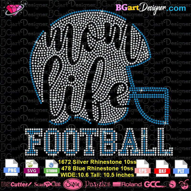 Download Download Mom Life Football Rhinestone Template Svg Eps Dxf Plt Png Mockup For Cricut Silhouette