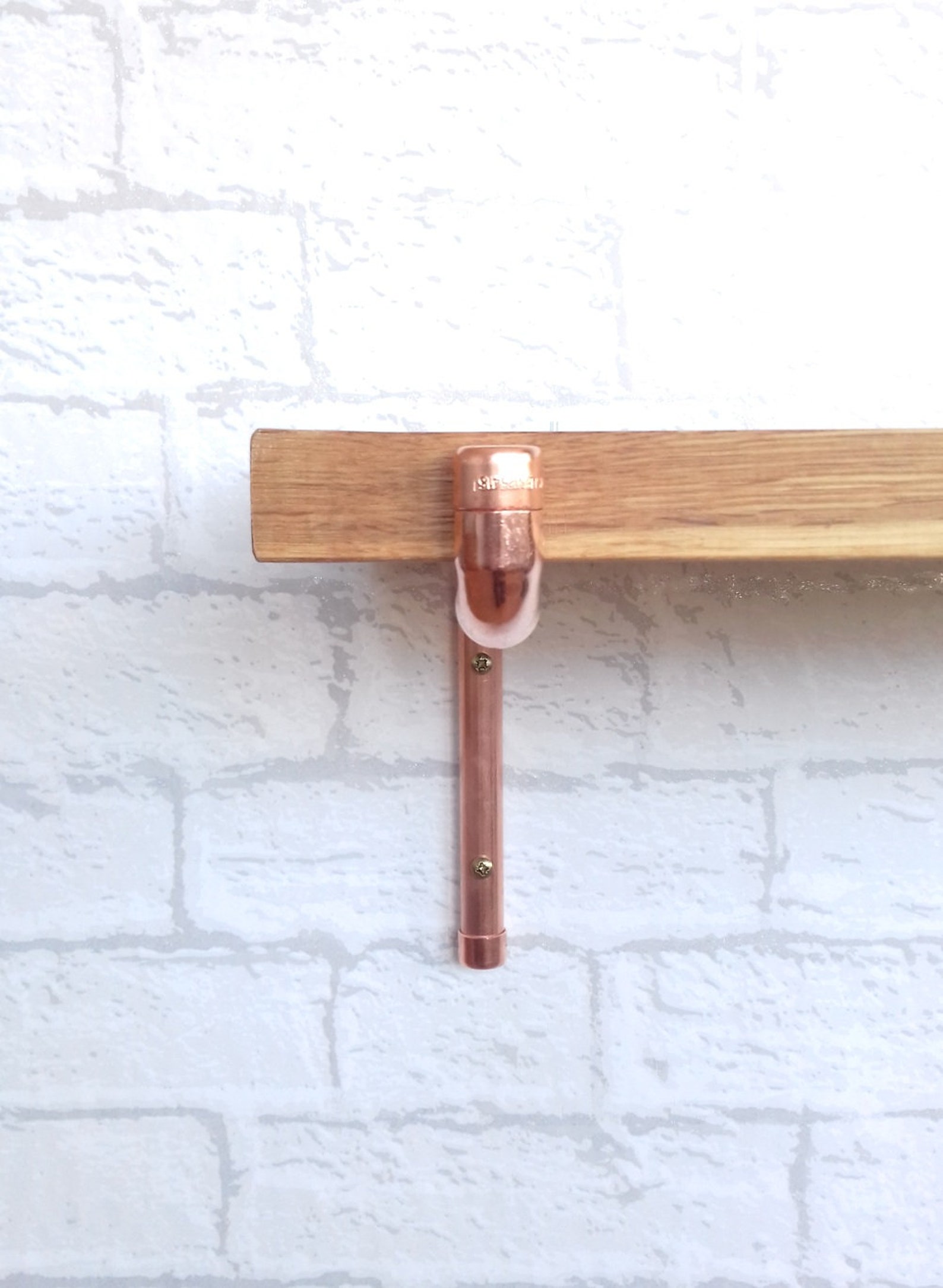 Copper Shelf Bracket / Shelf Support closed End Etsy UK