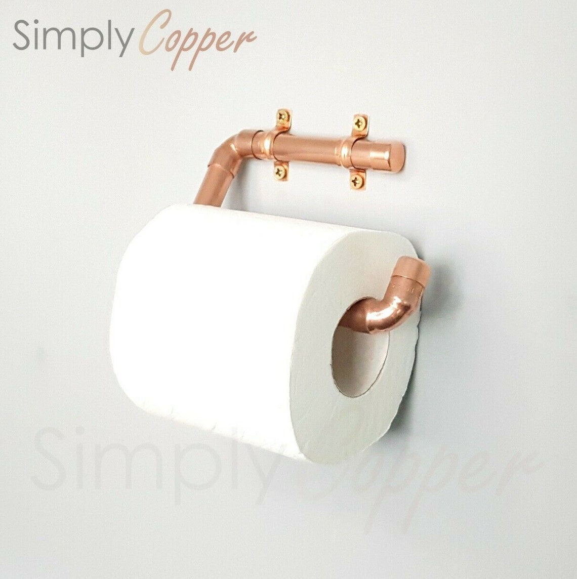 Copper Toilet Roll Holder Handmade With Real Copper Etsy UK
