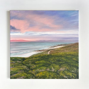 Oil Landscape Painting Seascape Painting Original Painting Original Gift Unique Art Ocean Landscape Wall Decor Square Painting 16&quot;x16&quot;