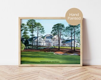 Custom Watercolor Landscape Painting: Commissioned Art from Photo