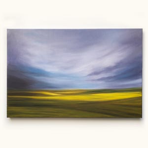 Original Oil Landscape Painting Abstract Landscape Painting Original Painting Original Gift Unique Art Wall Decor Square Painting Modern Art