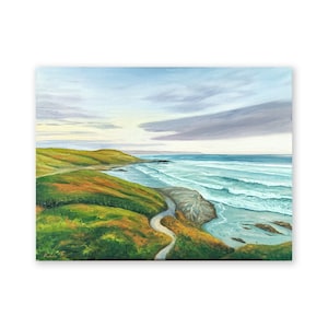 Original Oil Painting on Canvas, Landscape Painting, Seascape Painting, Contemporary Fine Art, Wall Art, Original Art