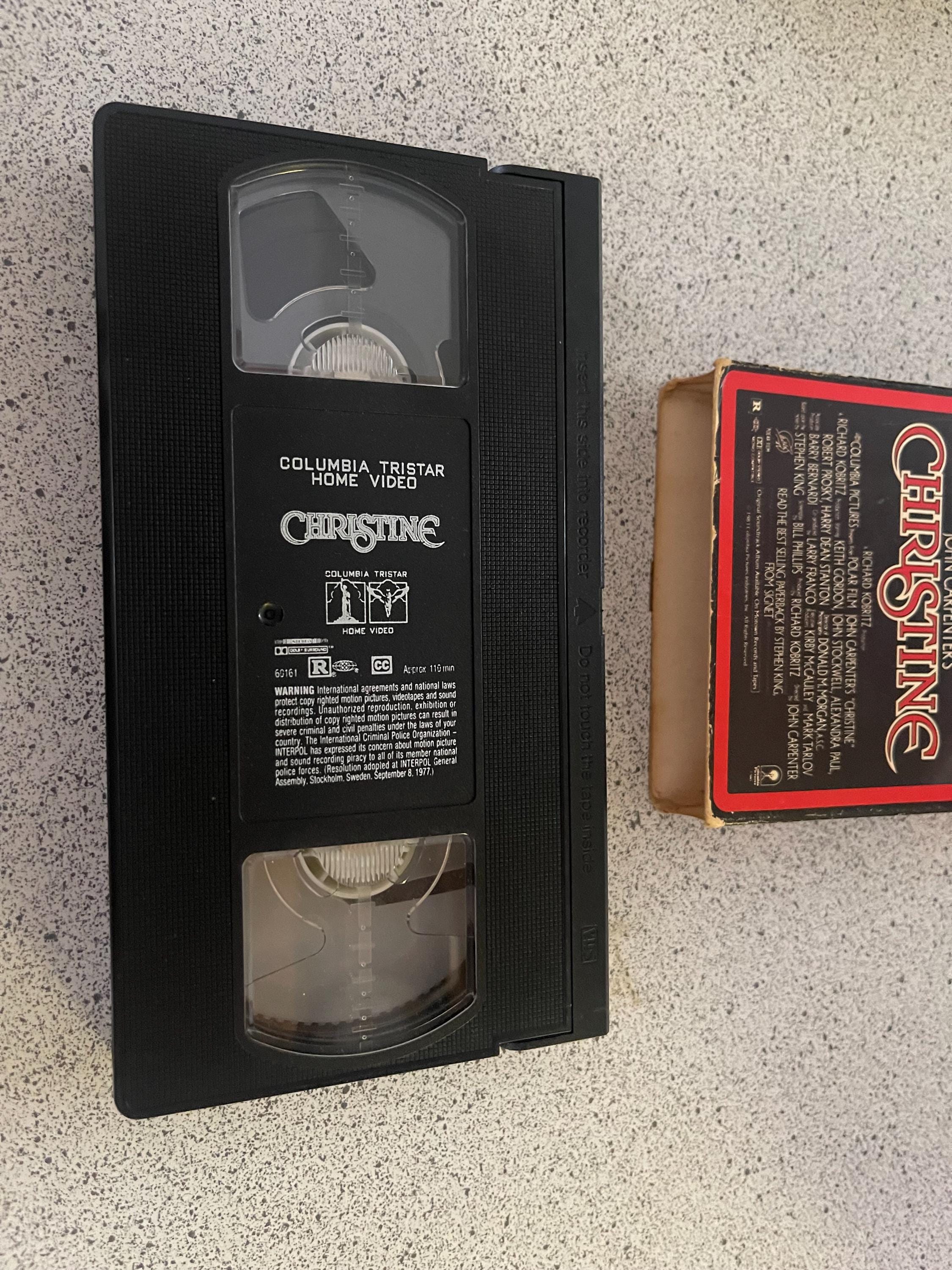 Christine Vhs Stephen King Etsy