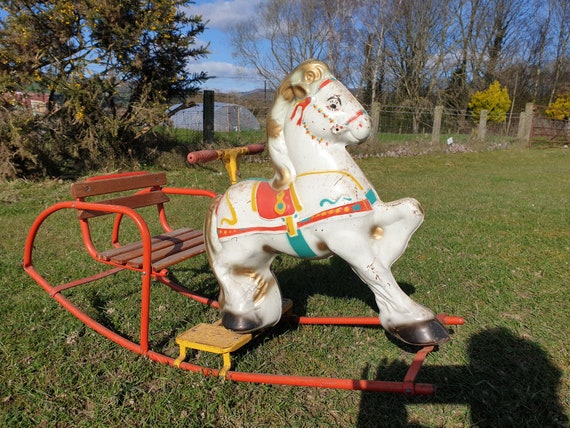 triang rocking horse 1950s