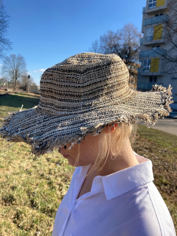 New England Wild Fashion Hemp Yarn Top Hat New England Wild Fashion Hemp Yarn Top Hat