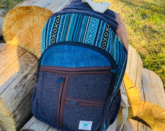 Embroidered Artisan Backpack – Eco-friendly Mexican Bag  display picture 3