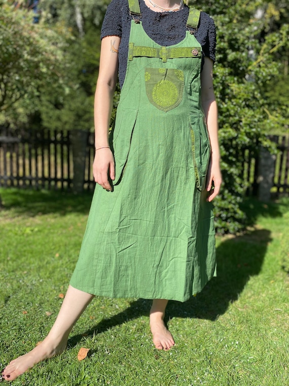 Cotton dungaree skirt hotsell