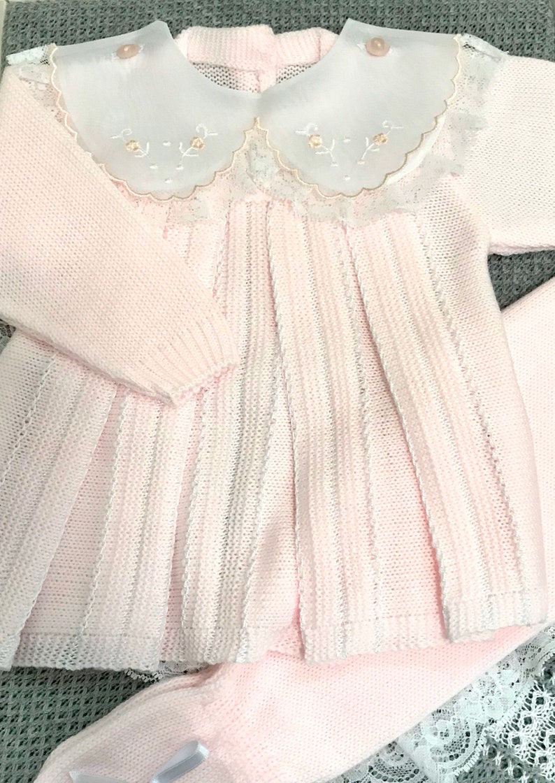 Spanish luxury 3 piece baby set English size 3-6 months