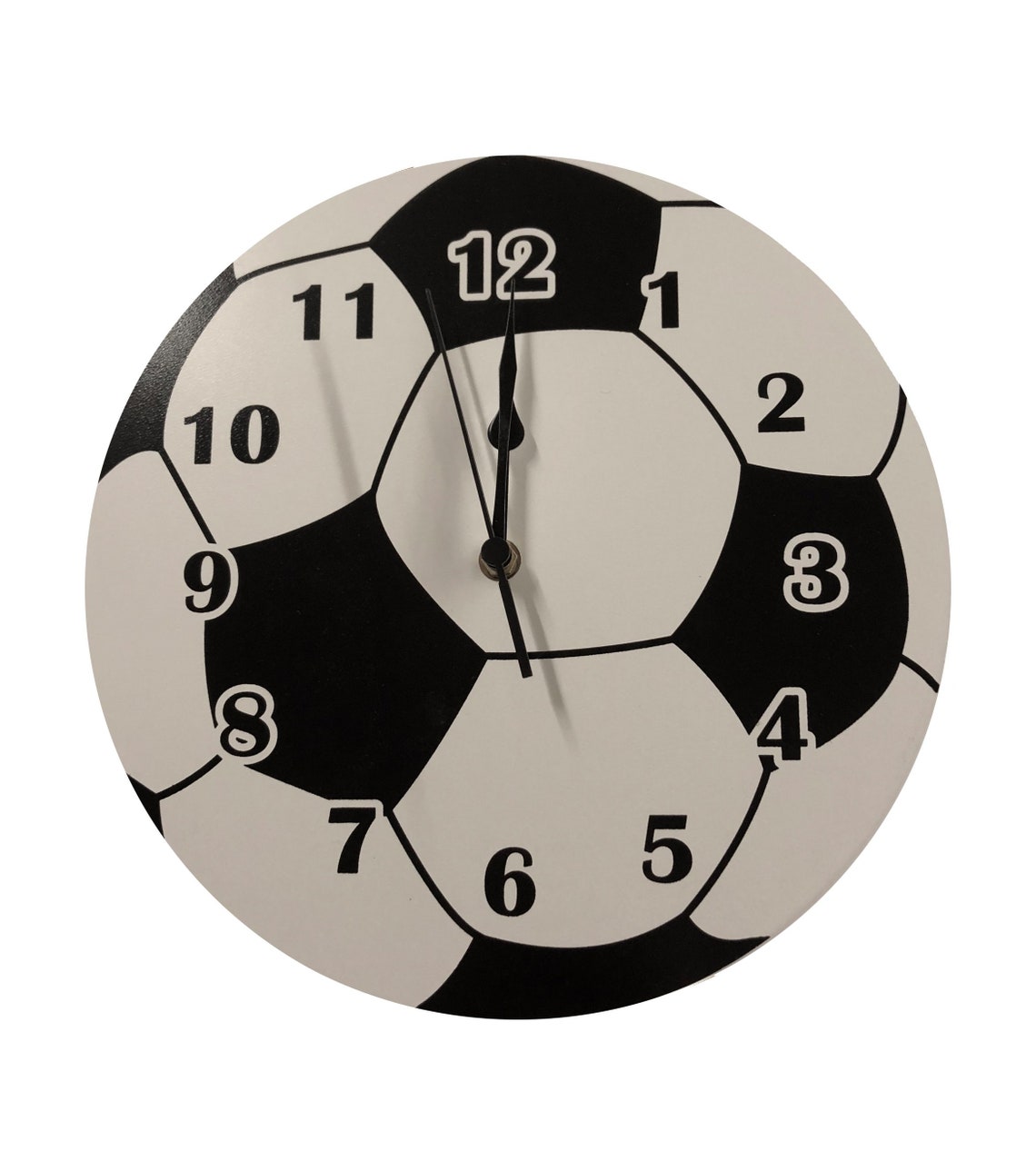 Soccer Ball Clock Etsy