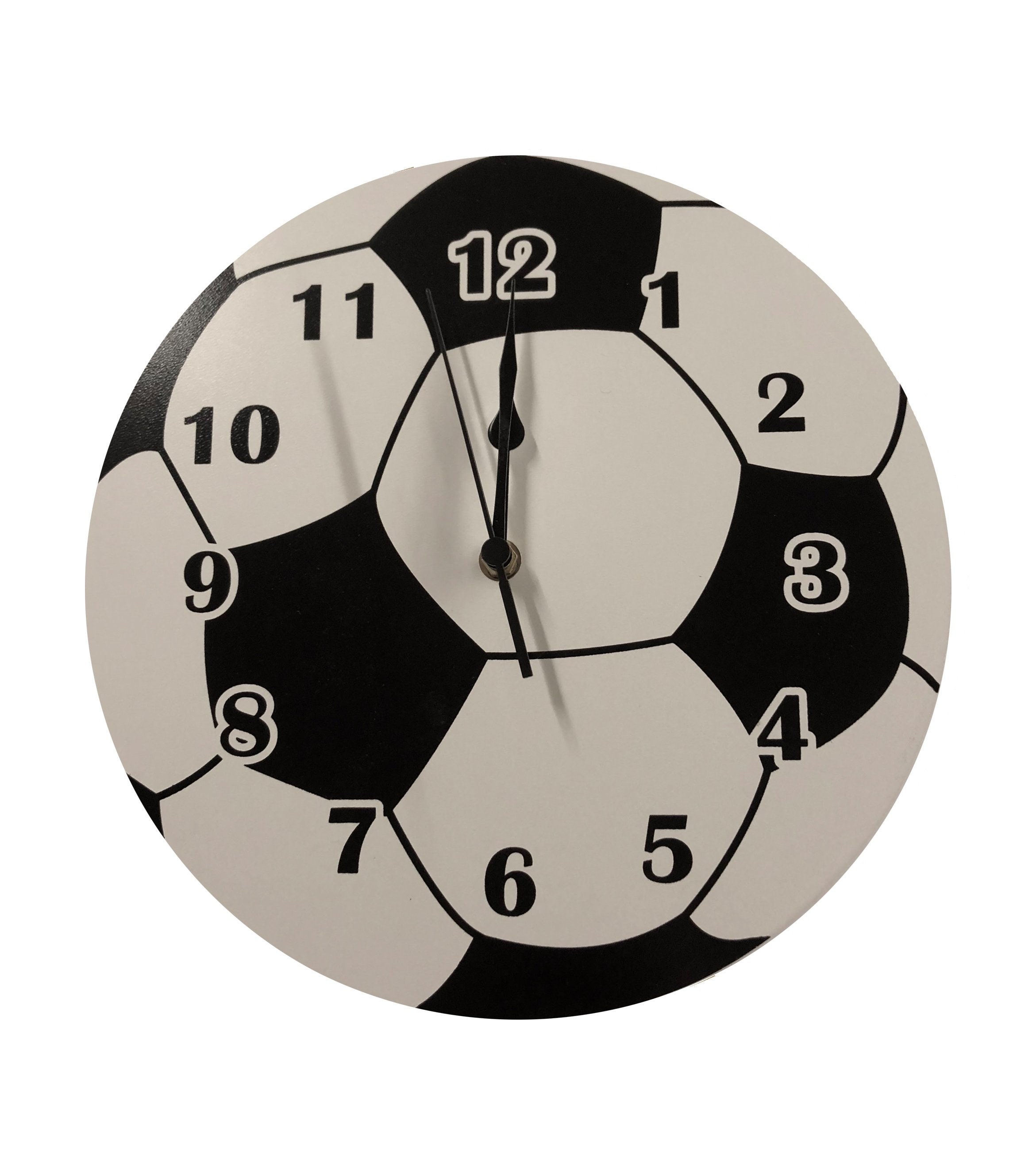 Soccer Ball Clock Etsy