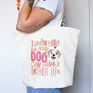 Custom Pet Photo Tote Bag: Dog/Cat Lover Gift, Reusable Polyester Bag