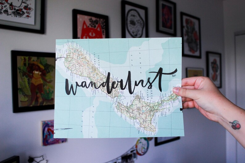 Custom Calligraphy on Map | Multiple Countries | Old Maps | Atlas ...