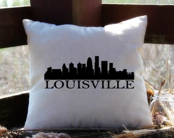 Louisville Pillow Etsy