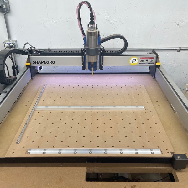 Threaded Wasteboard File Bundle. Wasteboard/Fences/Leveling Files and Instructions. Shapeoko, X-Carve, Onefinity, CNC (XXL). .svg and .c2d