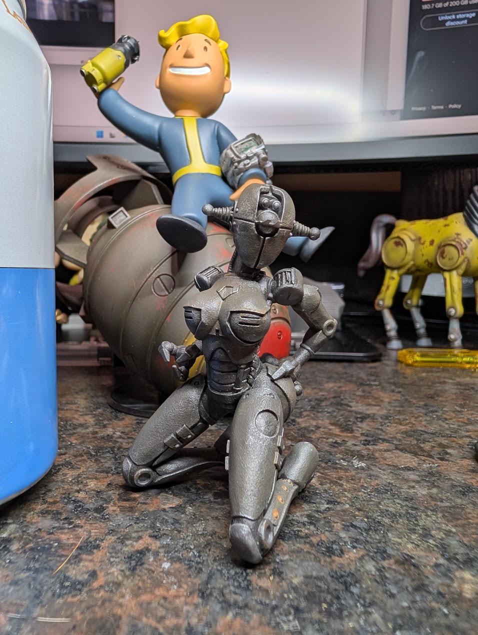 Fallout Assaultron Figure - Etsy