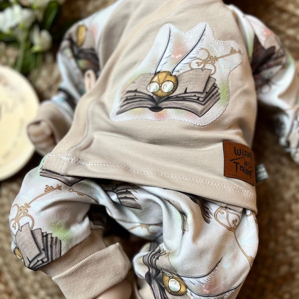 Baby Wickeljäckchen // Babyset Jacke und Pumphose magisch // Neugeborenen Outfit // Erstausstattung Baby // Gr. 44 - 98