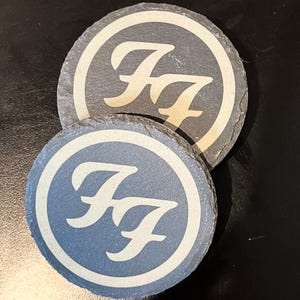 Foo Fighters inspired slate coaster set of 4