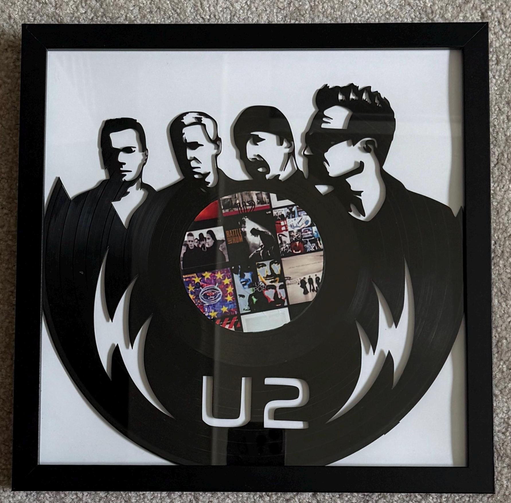 額入りU2ビニールアート - Etsy 日本