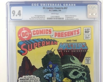 DC Comics Presents 47 cgc 9.4 1. Auftritt He-man Skeletor
