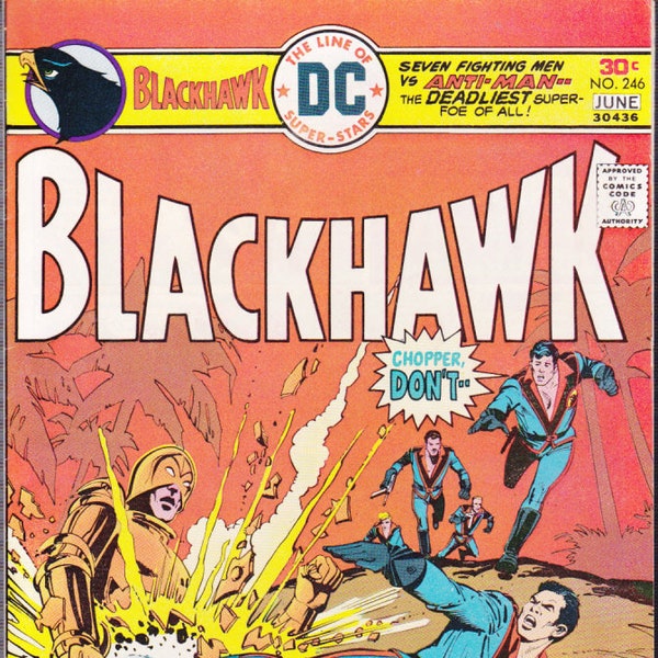 Blackhawk 246 - DC Silver Age Comic - War - Movie Spec -