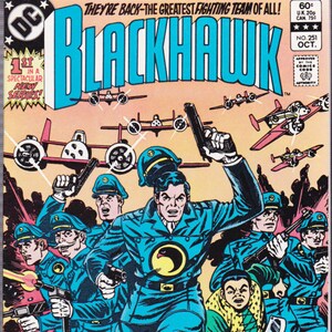 Blackhawk 251 - DC Copper Age Comic - War - Movie Spec - Origin