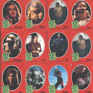 Teenage Mutant Ninja Turtles - Vintage movie collectible card lot