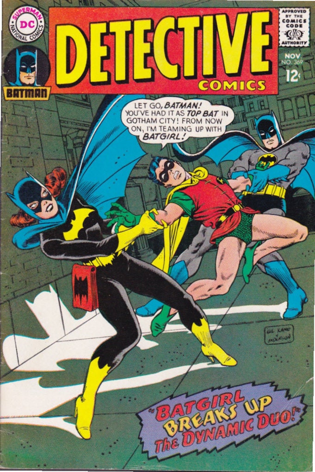 Detective Comics 369 DC Batman Batgirl Catwoman Elogated Man - Etsy