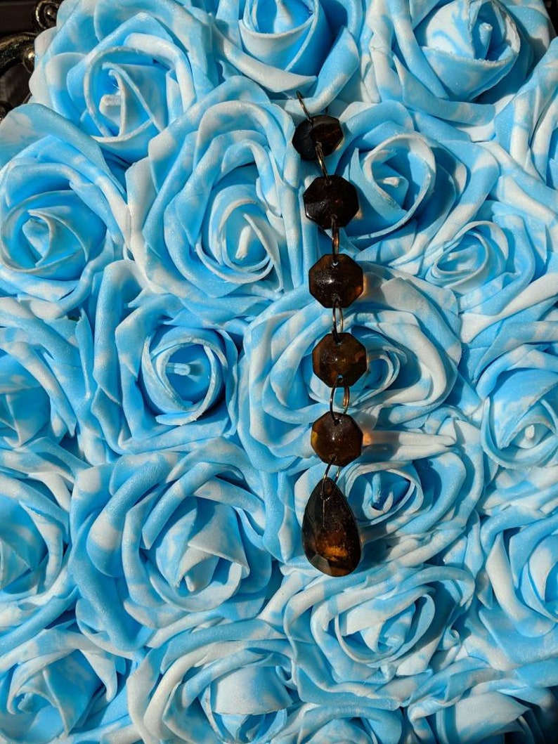 Blue and White RosesBlueWhite Flower Frame Floral Picture Faux Flower Frame Flower Wall Artificial Flower FrameAntique Frame