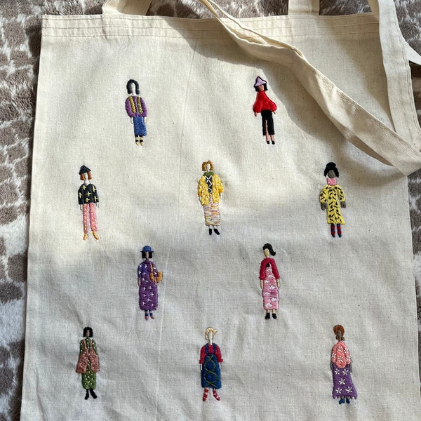 Embroidery linen bag, linen bag, embroidered shoulder bag, handmade linen bag, embroidered bag, embroidery bag