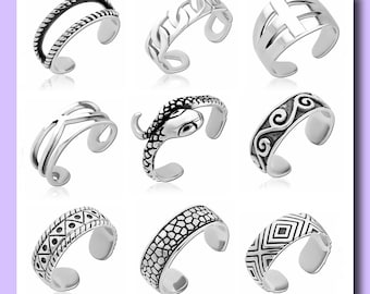 Stainless Steel | Men's |Women's | Adjustable Toe Ring | Statement Ring | Cool | Foot Jewelry | Tropical Wear