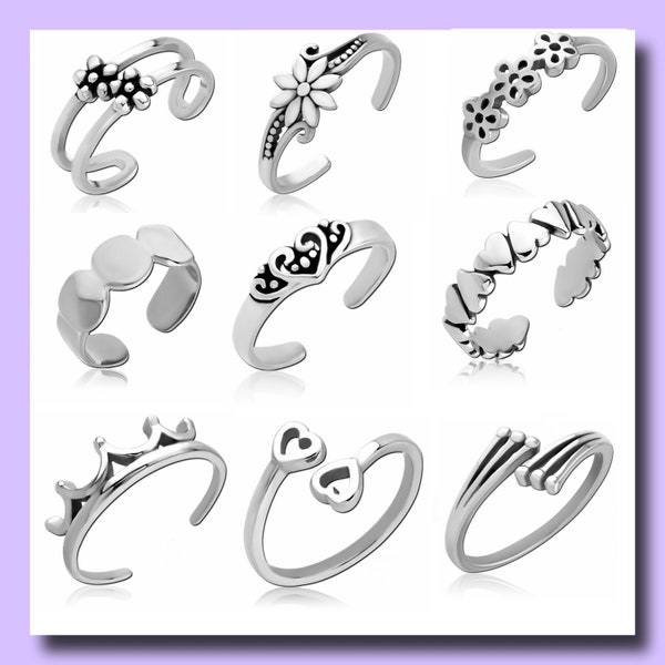 Toe Ring | Stainless Steel | Men | Women | Adjustable  | Foot Jewelry | Tropical Wear