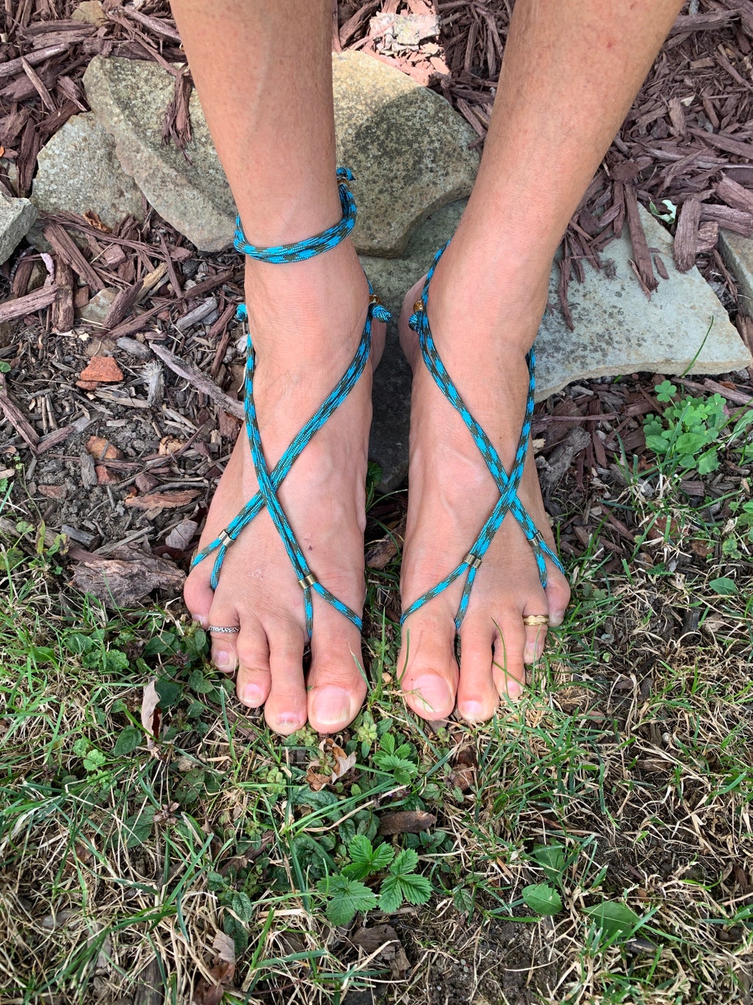 Barefoot Sandals Key Largo Wrap Mens Foot Jewelry - Etsy