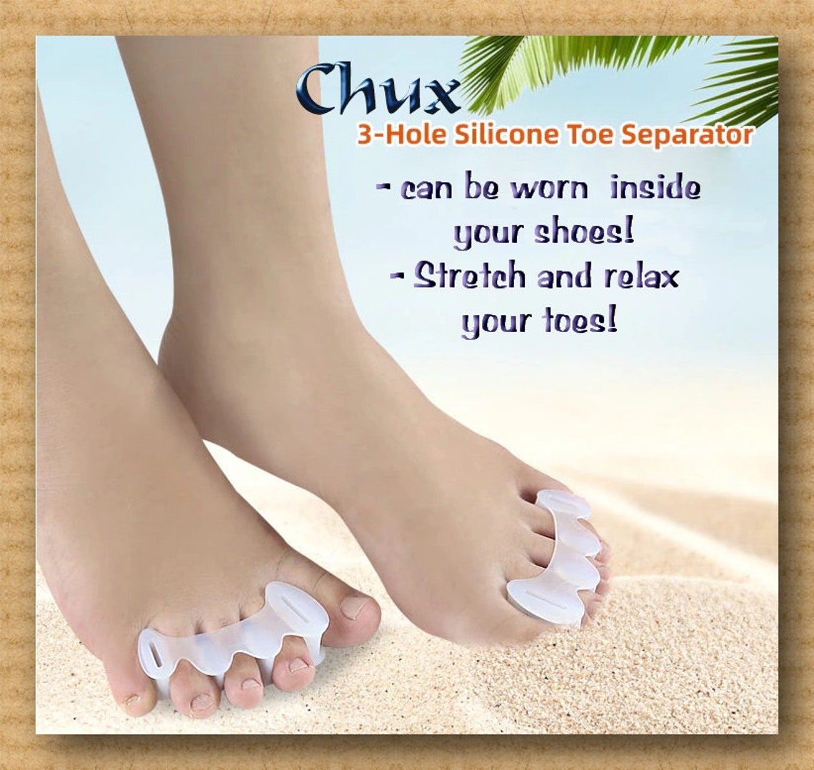 Chux Toe Separators Pair Spacers Wear Inside Shoe Yoga Etsy UK