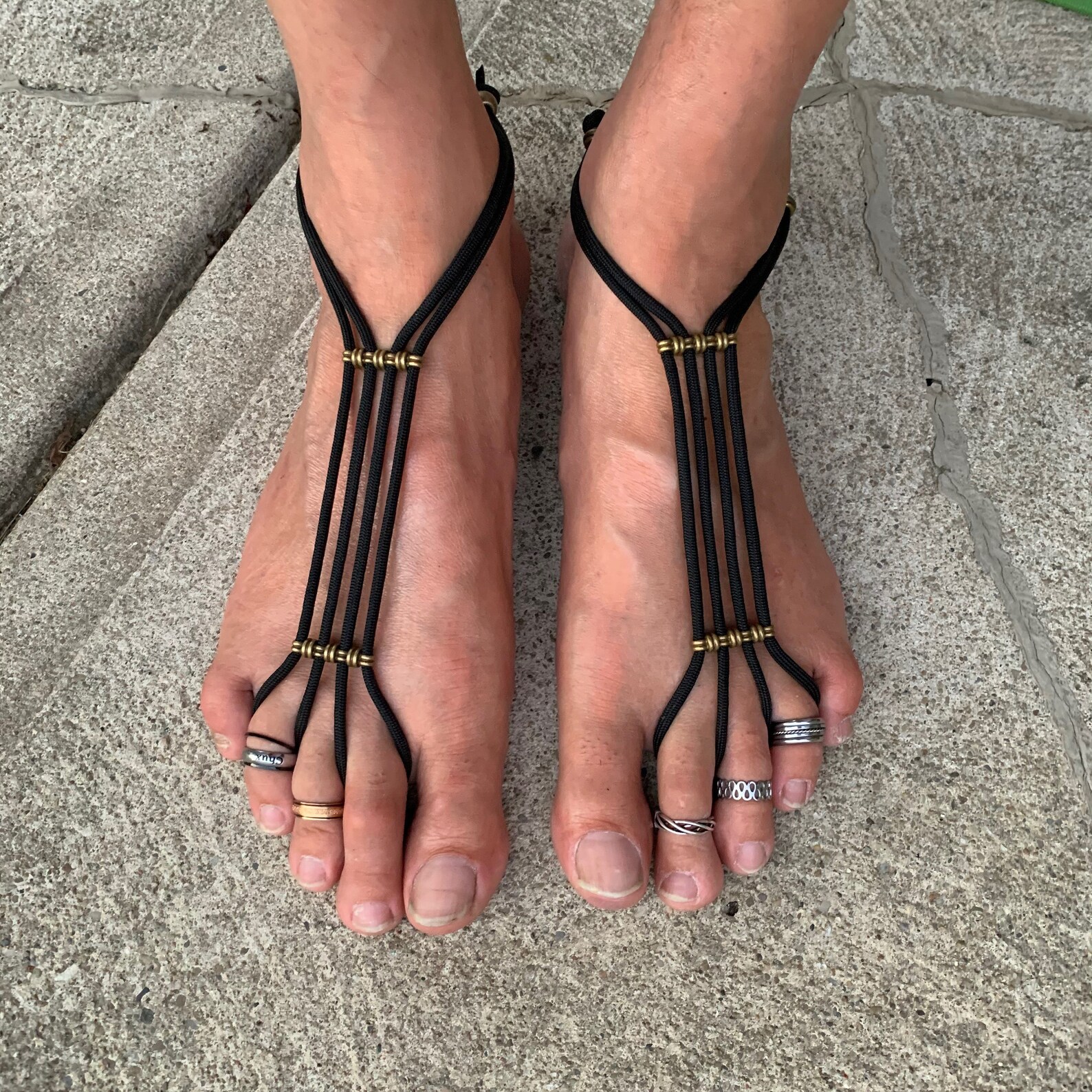 Barfuß Sandalen Breeze 2 Herren Fußschmuck Etsy