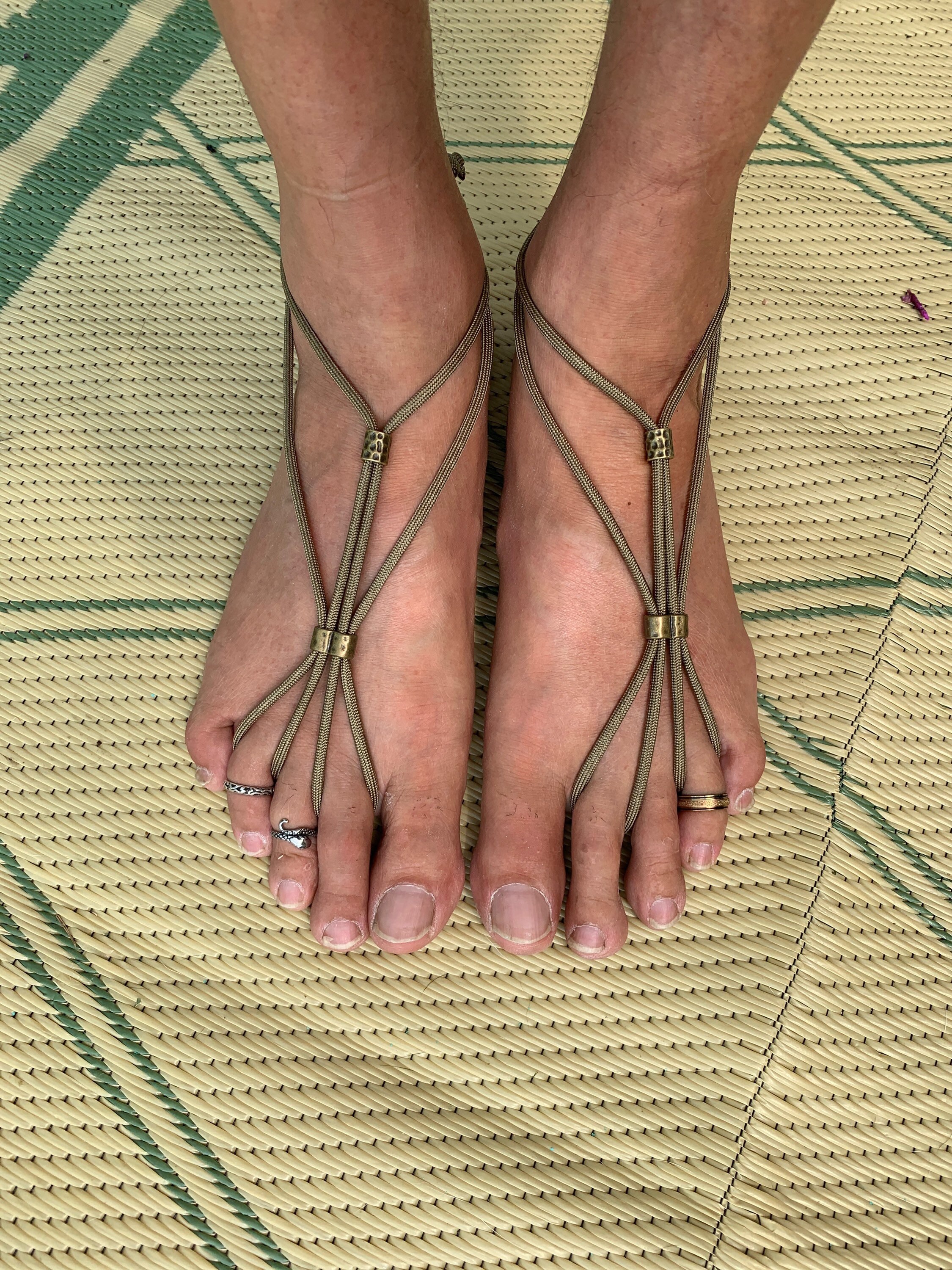 Chux Spyder Barefoot Sandals for Men bronze Edition - Etsy Ireland