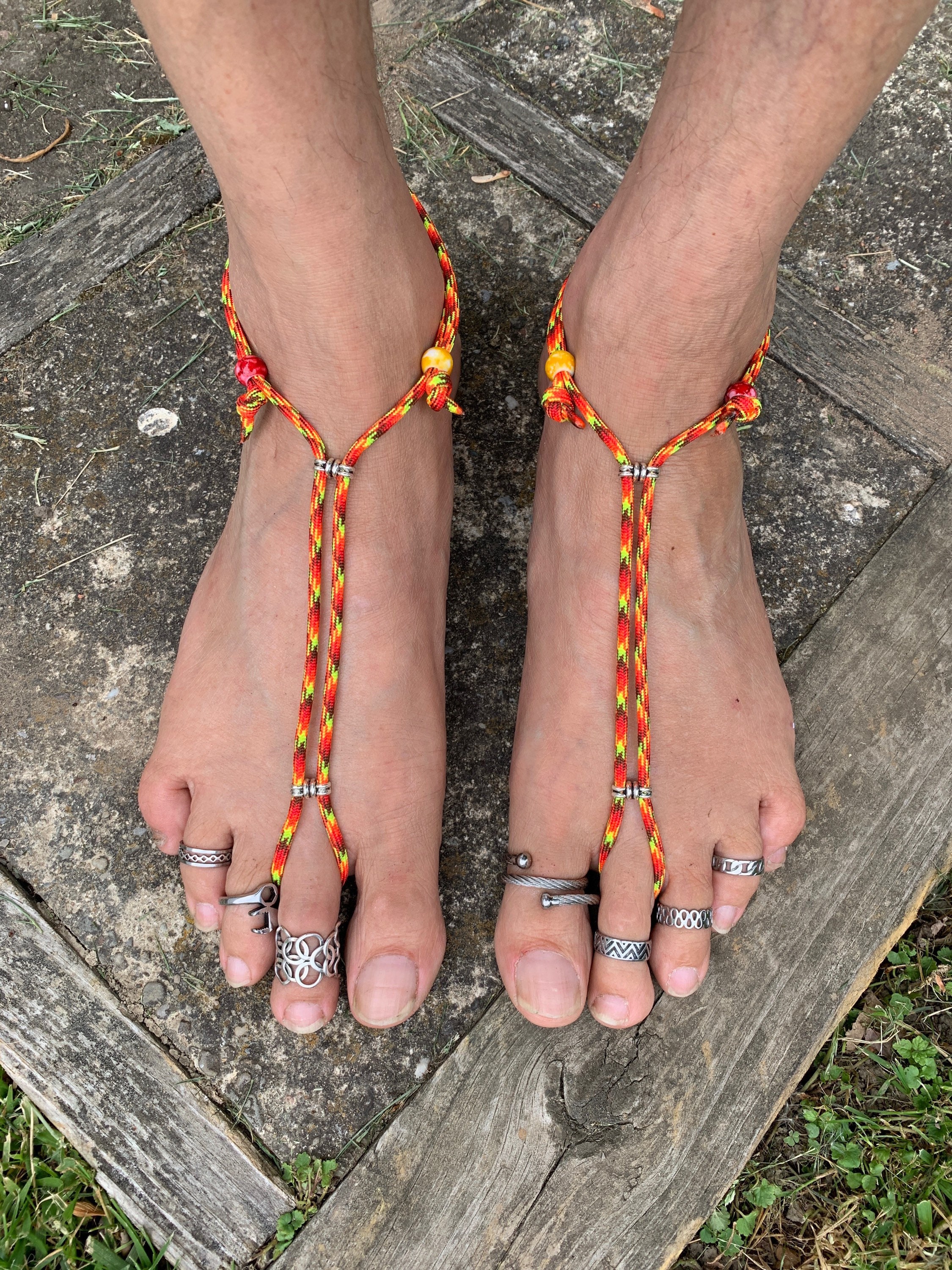 Barefoot Sandals Breeze Unisex Foot Jewelry Paracord w/ Etsy