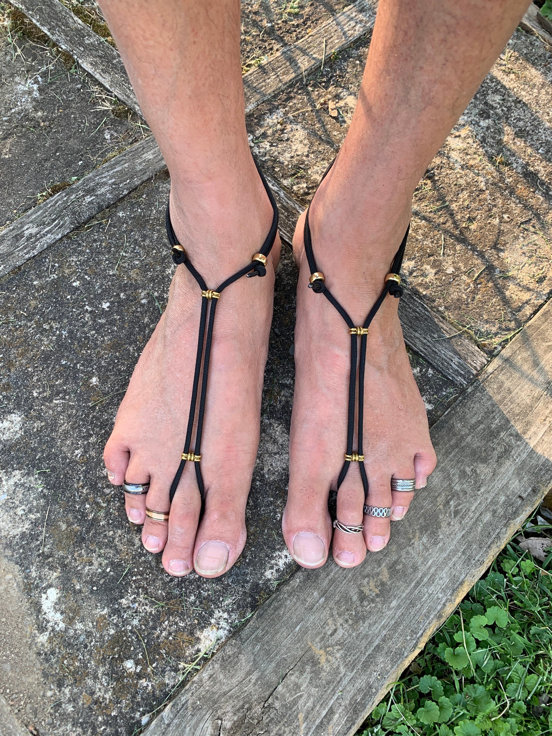 bare feet sandals