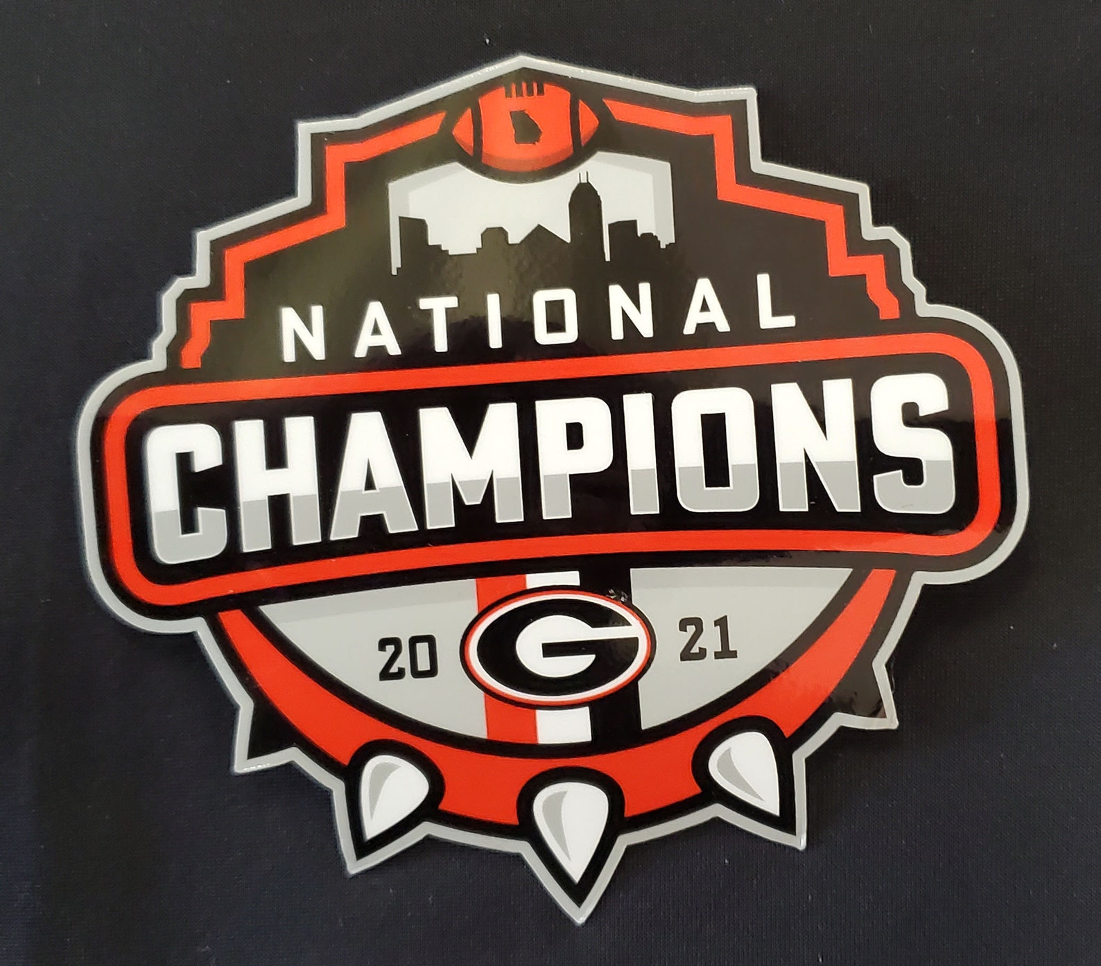 National Championship Logo Decal Etsy