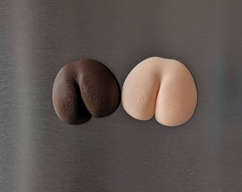 Bum cheeks magnet bottom arse gift funny rude adult mature gag cheeky