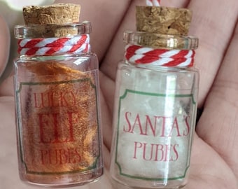 Christmas adult decoration Santa pubes elf lucky magic funny secret Santa Xmas gift